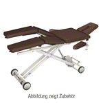 HWK Therapieliege Solid Lymph/Manu Electric mit 3-tlg. Kopfteil, LxBxH 195x65x46-89 cm