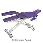HWK Therapieliege Solid Lymph/Manu Electric mit 3-tlg. Kopfteil, LxBxH 195x65x46-89 cm