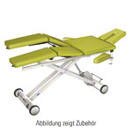 HWK Therapieliege Solid Lymph/Manu Electric mit 3-tlg. Kopfteil, LxBxH 195x65x46-89 cm