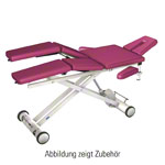 HWK Therapieliege Solid Lymph/Manu Electric mit 3-tlg. Kopfteil, LxBxH 195x65x46-89 cm