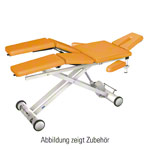 HWK Therapieliege Solid Lymph/Manu Electric mit 3-tlg. Kopfteil, LxBxH 195x65x46-89 cm