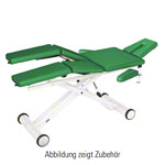 HWK Therapieliege Solid Lymph/Manu Hydraulik mit 3-tlg. Kopfteil, LxBxH 195x65x46-89 cm