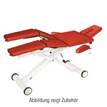 HWK Therapieliege Solid Lymph/Manu Hydraulik mit 3-tlg. Kopfteil, LxBxH 195x65x46-89 cm