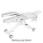 HWK Therapieliege Solid Lymph/Manu Hydraulik mit 3-tlg. Kopfteil, LxBxH 195x65x46-89 cm