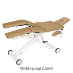 HWK Therapieliege Solid Lymph/Manu Hydraulik mit 3-tlg. Kopfteil, LxBxH 195x65x46-89 cm