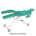 HWK Therapieliege Solid Lymph/Manu Hydraulik mit 3-tlg. Kopfteil, LxBxH 195x65x46-89 cm