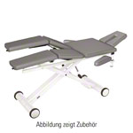 HWK Therapieliege Solid Lymph/Manu Hydraulik mit 3-tlg. Kopfteil, LxBxH 195x65x46-89 cm