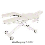 HWK Therapieliege Solid Lymph/Manu Hydraulik mit 3-tlg. Kopfteil, LxBxH 195x65x46-89 cm