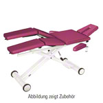 HWK Therapieliege Solid Lymph/Manu Hydraulik mit 3-tlg. Kopfteil, LxBxH 195x65x46-89 cm