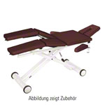 HWK Therapieliege Solid Lymph/Manu Hydraulik mit 3-tlg. Kopfteil, LxBxH 195x65x46-89 cm