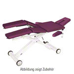 HWK Therapieliege Solid Lymph/Manu Hydraulik mit 3-tlg. Kopfteil, LxBxH 195x65x46-89 cm