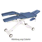 HWK Therapieliege Solid Lymph/Manu Hydraulik mit 3-tlg. Kopfteil, LxBxH 195x65x46-89 cm