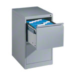 Hngeregistraturschrank mit 2 Schubladen, HxBxT 73,3x43,3x59 cm, einbahnig