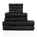 Handtuch Set 8-tlg., 4 Stck 30x30 cm, 2 Stck 140x70 cm und 2 Stck 100x50 cm