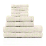 Handtuch Set 8-tlg., 4 St�ck LxB 30x30 cm, 2 St�ck LxB 140x70 cm und 2 St�ck LxB 100x50 cm