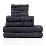 Handtuch Set 8-tlg., 4 St�ck LxB 30x30 cm, 2 St�ck LxB 140x70 cm und 2 St�ck LxB 100x50 cm