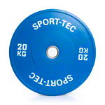 Hantelscheibe Olympia Bumper Plate, 50 mm, 20 kg,