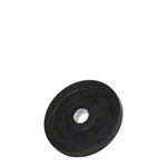 Hantelscheibe mit Gummi�berzug, Bohrung � 3 cm, 2,5 kg, St�ck