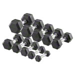 Hex Kompakthantel-Set, 1-10 kg, 10 Stück