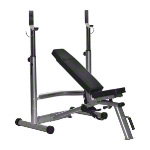 Horizon Fitness Hantelbank + Langhantelablage-Set Adonis Plus, 2-tlg.