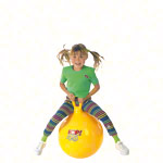 Hüpfball, Ø 45 cm, gelb