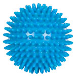 Igel-Ball,  10 cm, neon-blau, soft