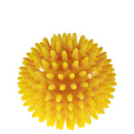 Igel-Ball,  8 cm, gelb, mittel