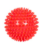 Igel-Ball,  9 cm, rot, mittel