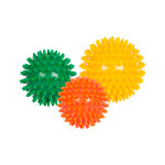 Igel-Ball mittel, 3er Set: je 1x  6 cm,  7 cm,  8 cm