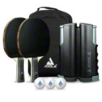 JOOLA Tischtennis-Set ROLLNET SPIN, 2 TT-Schlger + 2 TT-Blle + 1 TT-Netz