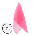 Jongliertuch, LxB 65x65 cm, 10 T�cher