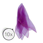 Jongliertuch, LxB 65x65 cm, 10 T�cher