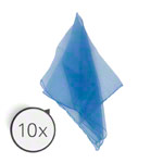 Jongliertuch, LxB 65x65 cm, 10 T�cher