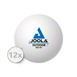 Joola Tischtennisblle Outdoor 40 +,12 Stck, wei