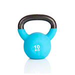 Kettlebell, 10 kg, hellblau