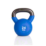 Kettlebell, 24 kg, blau