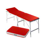 Koffermassagebank Alumed inkl. Kopfteil, LxBxH 184x55x70-79 cm