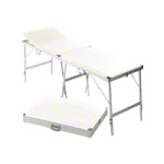 Koffermassagebank Alumed inkl. Kopfteil, LxBxH 184x55x70-79 cm