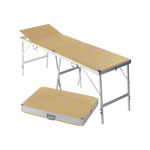 Koffermassagebank Alumed inkl. Kopfteil, LxBxH 184x55x70-79 cm