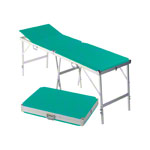 Koffermassagebank Alumed inkl. Kopfteil, LxBxH 184x55x70-79 cm