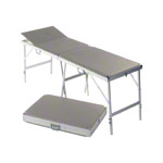 Koffermassagebank Alumed inkl. Kopfteil, LxBxH 184x55x70-79 cm