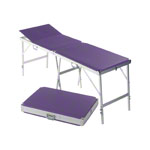 Koffermassagebank Alumed inkl. Kopfteil, LxBxH 184x55x70-79 cm