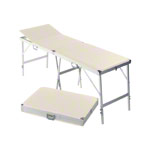 Koffermassagebank Alumed inkl. Kopfteil, LxBxH 184x55x70-79 cm