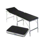 Koffermassagebank Alumed inkl. Kopfteil, LxBxH 189x60x70-79 cm