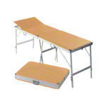 Koffermassagebank Alumed inkl. Kopfteil, LxBxH 189x60x70-79 cm