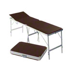 Koffermassagebank Alumed inkl. Kopfteil, LxBxH 189x60x70-79 cm