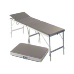 Koffermassagebank Alumed inkl. Kopfteil, LxBxH 189x60x70-79 cm