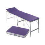 Koffermassagebank Alumed inkl. Kopfteil, LxBxH 189x60x70-79 cm