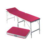 Koffermassagebank Alumed inkl. Kopfteil, LxBxH 189x60x70-79 cm