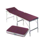 Koffermassagebank Alumed inkl. Kopfteil, LxBxH 189x60x70-79 cm
